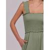 imageANRABESS Womens Casual Summer Jumpsuits Smocked Sleeveless Wide Leg Long Romper Jumpers 2025 Beach Vacation OutfitsOlive