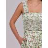 imageANRABESS Womens Casual Summer Jumpsuits Smocked Sleeveless Wide Leg Long Romper Jumpers 2025 Beach Vacation OutfitsPink Yellow Floral
