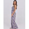 imageANRABESS Womens Casual Summer Jumpsuits Smocked Sleeveless Wide Leg Long Romper Jumpers 2025 Beach Vacation OutfitsPurple Flora