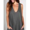 imageANRABESS Womens Casual Summer Loose Jumpsuits Sleeveless Tank V Neck Wide Leg Long Pant Rompers Baggy Jumper with PocketsLight Grey
