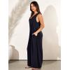 imageANRABESS Womens Casual Summer Loose Jumpsuits Sleeveless Tank V Neck Wide Leg Long Pant Rompers Baggy Jumper with PocketsNavy Blue