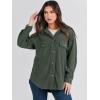 imageANRABESS Womens Corduroy Shacket Button Down Shirts Oversized Long Sleeve Casual Cardigan Jacket 2025 Fall Fashion ClothesArmy Green