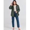 imageANRABESS Womens Corduroy Shacket Button Down Shirts Oversized Long Sleeve Casual Cardigan Jacket 2025 Fall Fashion ClothesArmy Green