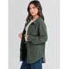 imageANRABESS Womens Corduroy Shacket Button Down Shirts Oversized Long Sleeve Casual Cardigan Jacket 2025 Fall Fashion ClothesArmy Green