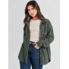 imageANRABESS Womens Corduroy Shacket Button Down Shirts Oversized Long Sleeve Casual Cardigan Jacket 2025 Fall Fashion ClothesArmy Green