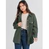imageANRABESS Womens Corduroy Shacket Button Down Shirts Oversized Long Sleeve Casual Cardigan Jacket 2025 Fall Fashion ClothesArmy Green