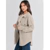 imageANRABESS Womens Corduroy Shacket Button Down Shirts Oversized Long Sleeve Casual Cardigan Jacket 2025 Fall Fashion ClothesBeige