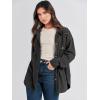imageANRABESS Womens Corduroy Shacket Button Down Shirts Oversized Long Sleeve Casual Cardigan Jacket 2025 Fall Fashion ClothesBlack