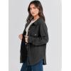 imageANRABESS Womens Corduroy Shacket Button Down Shirts Oversized Long Sleeve Casual Cardigan Jacket 2025 Fall Fashion ClothesBlack