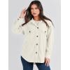 imageANRABESS Womens Corduroy Shacket Button Down Shirts Oversized Long Sleeve Casual Cardigan Jacket 2025 Fall Fashion ClothesLight Apricot