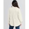 imageANRABESS Womens Corduroy Shacket Button Down Shirts Oversized Long Sleeve Casual Cardigan Jacket 2025 Fall Fashion ClothesLight Apricot