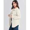 imageANRABESS Womens Corduroy Shacket Button Down Shirts Oversized Long Sleeve Casual Cardigan Jacket 2025 Fall Fashion ClothesLight Apricot
