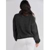 imageANRABESS Womens Fleece Jacket Casual Long Sleeve Cropped Sherpa Button Down Fuzzy Warm Coats Fall Outwear With PocketsBlack