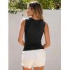 imageANRABESS Womens High Neck Tank Tops Stretchy Sleeveless Racerback Sexy Slim Fit Basic Tee Shirts Y2K Trendy Summer OutfitsBlack