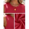 imageANRABESS Womens High Neck Tank Tops Stretchy Sleeveless Racerback Sexy Slim Fit Basic Tee Shirts Y2K Trendy Summer OutfitsRed