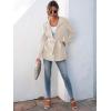 imageANRABESS Womens Jacket Belted Long Sleeve Wrap Trench Coat 2025 Fall Winter Casual Dressy Travel Outerwear with PocketsApricot