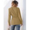 imageANRABESS Womens Jacket Belted Long Sleeve Wrap Trench Coat 2025 Fall Winter Casual Dressy Travel Outerwear with PocketsCamel