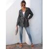 imageANRABESS Womens Jacket Belted Long Sleeve Wrap Trench Coat 2025 Fall Winter Casual Dressy Travel Outerwear with PocketsDark Grey