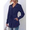 imageANRABESS Womens Jacket Belted Long Sleeve Wrap Trench Coat 2025 Fall Winter Casual Dressy Travel Outerwear with PocketsNavy Blue