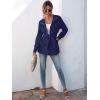 imageANRABESS Womens Jacket Belted Long Sleeve Wrap Trench Coat 2025 Fall Winter Casual Dressy Travel Outerwear with PocketsNavy Blue