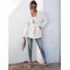 imageANRABESS Womens Jacket Belted Long Sleeve Wrap Trench Coat 2025 Fall Winter Casual Dressy Travel Outerwear with PocketsWhite