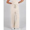imageANRABESS Womens Jumpsuits 2025 Spring Fall Thick Casual Romper Sleeveless Wide Leg Pants One Piece Outfits Vacation ClothesBeige