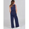 imageANRABESS Womens Jumpsuits 2025 Spring Fall Thick Casual Romper Sleeveless Wide Leg Pants One Piece Outfits Vacation ClothesBlue
