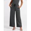 imageANRABESS Womens Jumpsuits 2025 Spring Fall Thick Casual Romper Sleeveless Wide Leg Pants One Piece Outfits Vacation ClothesDeep Gray