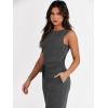 imageANRABESS Womens Jumpsuits 2025 Spring Fall Thick Casual Romper Sleeveless Wide Leg Pants One Piece Outfits Vacation ClothesDeep Gray