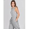 imageANRABESS Womens Jumpsuits 2025 Spring Fall Thick Casual Romper Sleeveless Wide Leg Pants One Piece Outfits Vacation ClothesGray