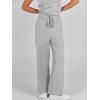 imageANRABESS Womens Jumpsuits 2025 Spring Fall Thick Casual Romper Sleeveless Wide Leg Pants One Piece Outfits Vacation ClothesGray