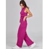 imageANRABESS Womens Jumpsuits 2025 Spring Fall Thick Casual Romper Sleeveless Wide Leg Pants One Piece Outfits Vacation ClothesRose