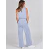 imageANRABESS Womens Jumpsuits 2025 Spring Fall Thick Casual Romper Sleeveless Wide Leg Pants One Piece Outfits Vacation ClothesSky Blue