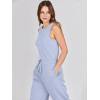 imageANRABESS Womens Jumpsuits 2025 Spring Fall Thick Casual Romper Sleeveless Wide Leg Pants One Piece Outfits Vacation ClothesSky Blue