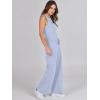 imageANRABESS Womens Jumpsuits 2025 Spring Fall Thick Casual Romper Sleeveless Wide Leg Pants One Piece Outfits Vacation ClothesSky Blue