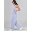 imageANRABESS Womens Jumpsuits 2025 Spring Fall Thick Casual Romper Sleeveless Wide Leg Pants One Piece Outfits Vacation ClothesSky Blue