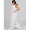 imageANRABESS Womens Jumpsuits 2025 Spring Fall Thick Casual Romper Sleeveless Wide Leg Pants One Piece Outfits Vacation ClothesWhite