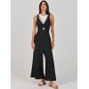 imageANRABESS Womens Jumpsuits Summer Wide Leg Sleeveless V Neck Casual Dressy Linen Pants Rompers 2025 Vacation Beach OutfitsBlack