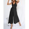 imageANRABESS Womens Jumpsuits Summer Wide Leg Sleeveless V Neck Casual Dressy Linen Pants Rompers 2025 Vacation Beach OutfitsBlack