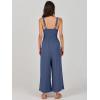 imageANRABESS Womens Jumpsuits Summer Wide Leg Sleeveless V Neck Casual Dressy Linen Pants Rompers 2025 Vacation Beach OutfitsDeep Blue