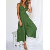 imageANRABESS Womens Jumpsuits Summer Wide Leg Sleeveless V Neck Casual Dressy Linen Pants Rompers 2025 Vacation Beach OutfitsGreen