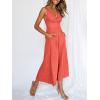 imageANRABESS Womens Jumpsuits Summer Wide Leg Sleeveless V Neck Casual Dressy Linen Pants Rompers 2025 Vacation Beach OutfitsPeach
