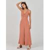 imageANRABESS Womens Jumpsuits Summer Wide Leg Sleeveless V Neck Casual Dressy Linen Pants Rompers 2025 Vacation Beach OutfitsPink