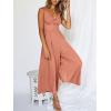 imageANRABESS Womens Jumpsuits Summer Wide Leg Sleeveless V Neck Casual Dressy Linen Pants Rompers 2025 Vacation Beach OutfitsPink