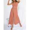 imageANRABESS Womens Jumpsuits Summer Wide Leg Sleeveless V Neck Casual Dressy Linen Pants Rompers 2025 Vacation Beach OutfitsPink