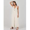 imageANRABESS Womens Jumpsuits Summer Wide Leg Sleeveless V Neck Casual Dressy Linen Pants Rompers 2025 Vacation Beach OutfitsWhite
