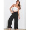 imageANRABESS Womens Linen Palazzo Pants Summer Flowy Wide Leg Drawstring Casual Trousers with Pockets Beach Vacation OutfitsBlack