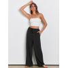 imageANRABESS Womens Linen Palazzo Pants Summer Flowy Wide Leg Drawstring Casual Trousers with Pockets Beach Vacation OutfitsBlack