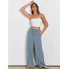 imageANRABESS Womens Linen Palazzo Pants Summer Flowy Wide Leg Drawstring Casual Trousers with Pockets Beach Vacation OutfitsBlue