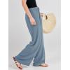 imageANRABESS Womens Linen Palazzo Pants Summer Flowy Wide Leg Drawstring Casual Trousers with Pockets Beach Vacation OutfitsBlue